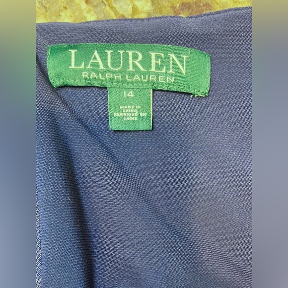 Ralph Lauren Off-The-Shoulder Bell-Sleeve Dress - Picture 9 of 9